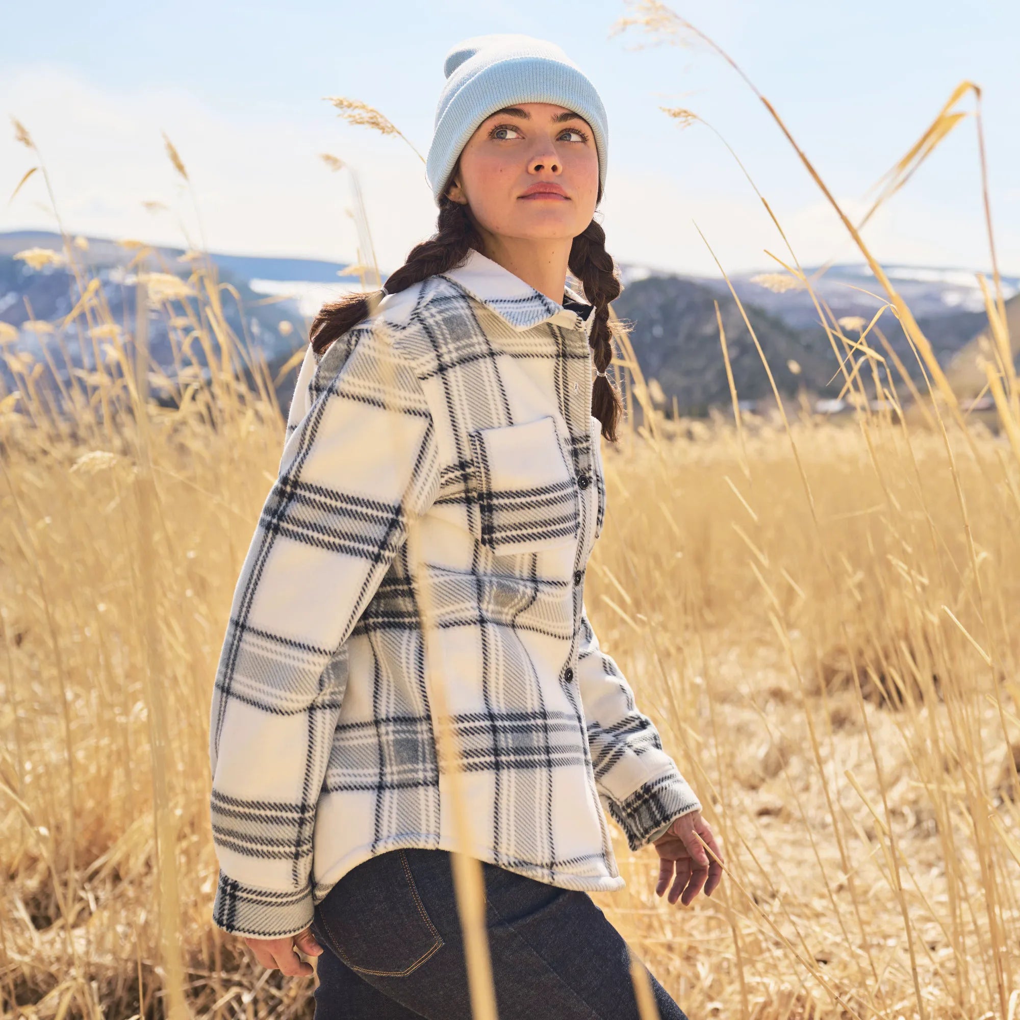 Black Heather Plaid